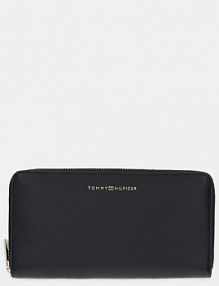 Portfel Tommy Hilfiger  czarny damski AW0AW18125