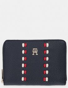 Portfel Tommy Hilfiger  granatowy damski AW0AW18132