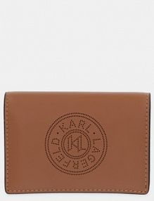 Portfel Karl Lagerfeld  brązowy damski B1W32028