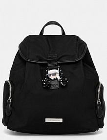 Plecak Karl Lagerfeld  czarny damski B1W30013