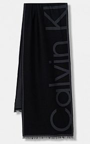 Szalik Calvin Klein  czarny damski LV04F8066G