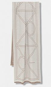 Szalik Calvin Klein  beżowy damski LV04F8074G