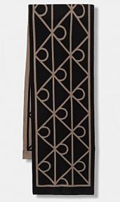 Szalik Calvin Klein  czarny damski LV04F8076G