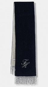 Szalik Tommy Hilfiger  granatowy damski AW0AW18222