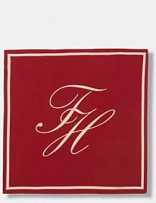 Chusta Tommy Hilfiger  czerwona AW0AW18223