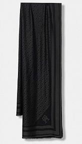 Szalik Tommy Hilfiger  czarny damski AW0AW18273