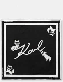 Chusta Karl Lagerfeld  czarna B1W33083