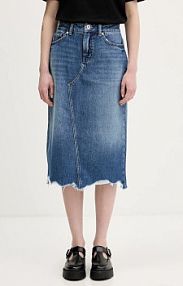 Spódnica jeansowa HUGO Blue  niebieska 50553062