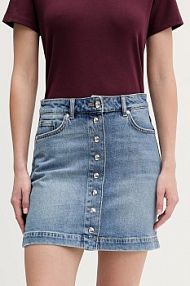 Spódnica jeansowa HUGO  fioletowa 50553182