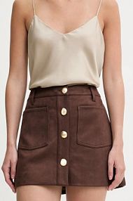 Spódnica bardot  brązowa 59673SB1