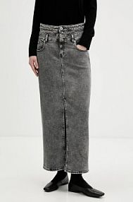 Spódnica jeansowa Karl Lagerfeld Jeans  szara B1W12016