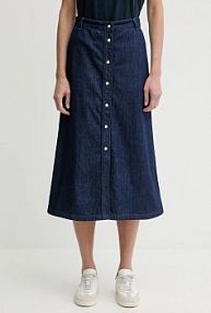 Spódnica jeansowa A.P.C.  granatowa COHMJ.F06506