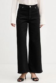 Jeansy Weekend Max Mara  czarne damskie 2615131051600
