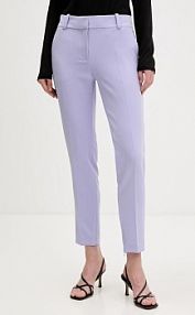 Spodnie eleganckie HUGO  fioletowe damskie 50544742