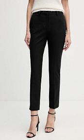 Spodnie eleganckie Tommy Hilfiger  czarne damskie WW0WW48350