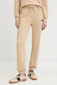 Spodnie dresowe Armani Exchange  beżowe damskie XW001802.AF24