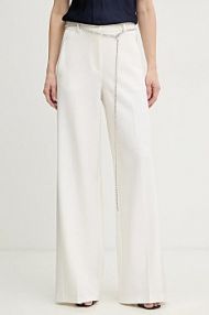 Spodnie eleganckie pinko  beżowe damskie 106397.A35I