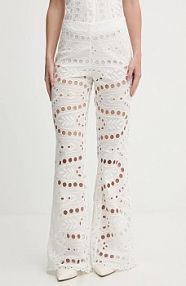 Spodnie eleganckie Charo Ruiz Ibiza  białe damskie 263501