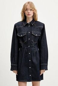 Sukienka jeansowa Gestuz  granatowa 10910869