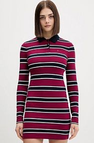 Sukienka Tommy Jeans  bordowy DW0DW21901