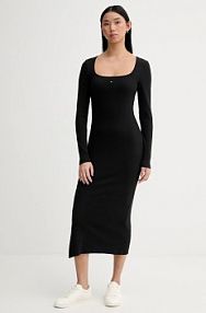 Sukienka Tommy Jeans  czarna DW0DW21915