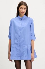 Sukienka Tommy Jeans  niebieska DW0DW21947