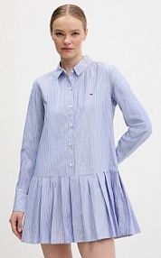 Sukienka Tommy Jeans  niebieska DW0DW22635