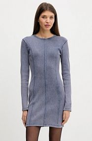 Sukienka HUGO Blue  fioletowa 50552814