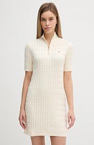 Sukienka Tommy Hilfiger  beżowa WW0WW48444