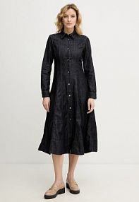 Sukienka jeansowa Tommy Hilfiger  granatowa WW0WW48520