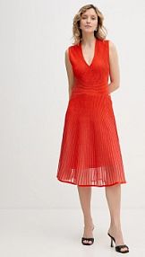 Sukienka Karl Lagerfeld  pomarańczowa B1W13005