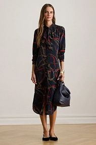 Sukienka Lauren Ralph Lauren  granatowa 200P03552