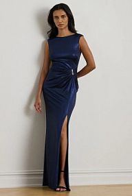 Sukienka Lauren Ralph Lauren  granatowa 253P04060