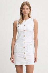 Sukienka jeansowa Liu Jo  biała UA6334.D0275