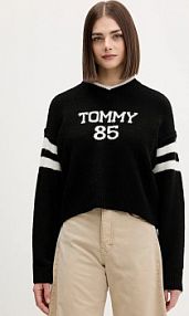 Sweter Tommy Jeans  czarny damski DW0DW22033