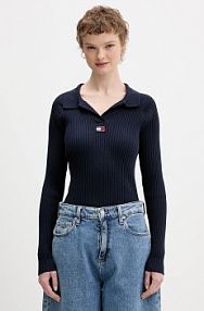 Sweter Tommy Jeans  granatowy damski DW0DW22036