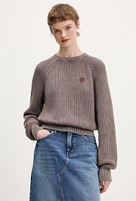 Sweter HUGO Blue  brązowy damski 50554206