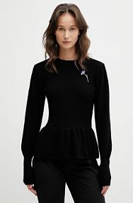 Sweter HUGO  czarny damski 50554066