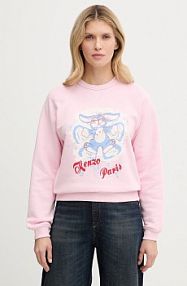 Bluza przez głowę Kenzo  różowa FG52SW2034MJ