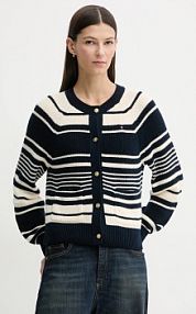 Kardigan Tommy Hilfiger  granatowy WW0WW48795