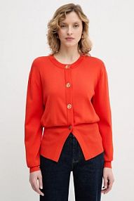 Kardigan Karl Lagerfeld  pomarańczowy B1W18005