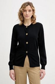 Kardigan Karl Lagerfeld  czarny B1W18005