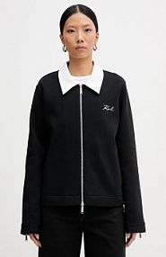 Bluza rozpinana Karl Lagerfeld  czarna damska B1W20007