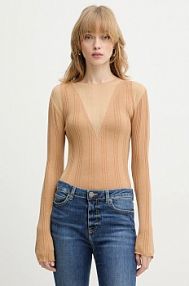 Sweter pinko  brązowy damski 106317.A34B