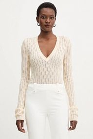 Sweter PATRIZIA PEPE  beżowy damski 8K0367.K307