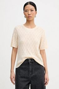 Sweter PATRIZIA PEPE  beżowy damski 8K0377.K307