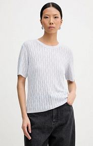 Sweter PATRIZIA PEPE  niebieski damski 8K0377.K307