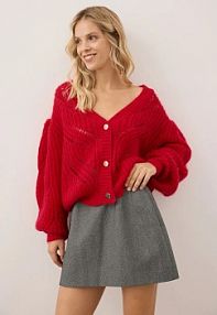 Sweter BIZUU CLARA.czerwony czerwony