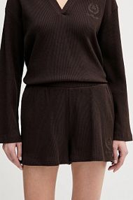 Szorty Karl Lagerfeld  brązowe damskie B1W44008