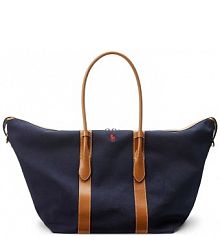 Torebka shopperka Polo Ralph Lauren  granatowa 428907518